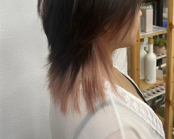 可盐可甜隐藏染 炫酷个性双色染