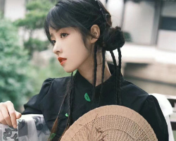 长发个性发型设计 新中式风时髦吸睛