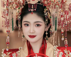 古典气质中式新娘造型 尽显东方古韵之美