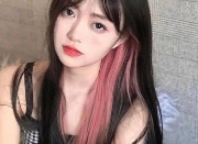 粉色挂耳染发型设计 元气少女感染发推荐