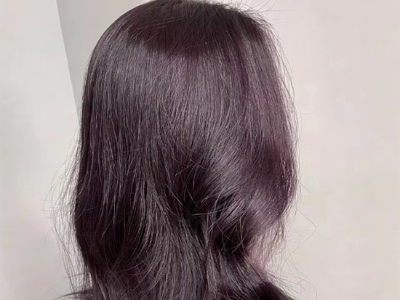 白到发光的紫色发色 黑加仑紫洋气百搭