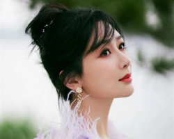女星活动发型爆款 高颅顶盘发推荐