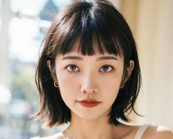 清爽修颜眉上刘海 瘦脸效果翻一番