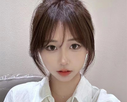 经典百搭女生刘海 法式刘海时尚修颜