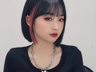 时髦短发挂耳染 打造不一样的你