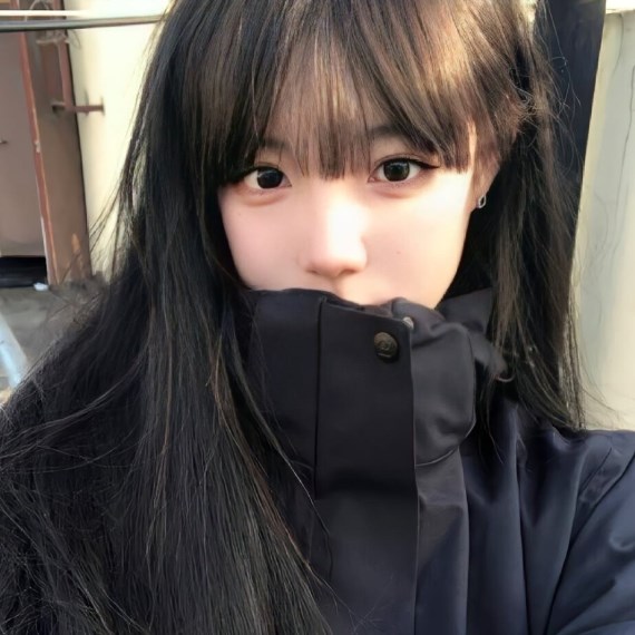 空气刘海长直发推荐 好看减龄瞬间变小脸