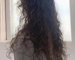 女生复古卷发型大全 满头烫造型告别扁塌贴皮