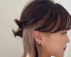 女生简单半扎发型推荐 扎一半留一半高颜值