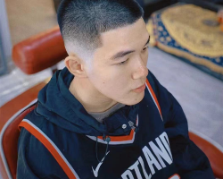 清爽美式寸头发型 夏季男生流行短发