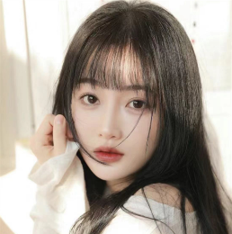 少女感空气刘海发型 纯欲减龄颇有气质