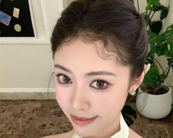 盘发扎发适合的刘海 优雅俏皮胎毛刘海