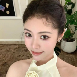 盘发扎发适合的刘海 优雅俏皮胎毛刘海