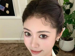 盘发扎发适合的刘海 优雅俏皮胎毛刘海