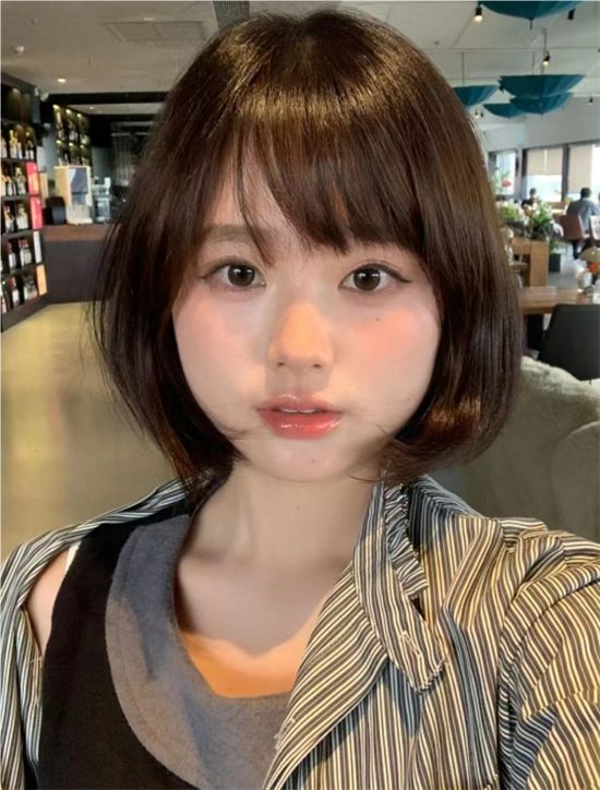 青春内扣波波头 减龄瘦脸效果100%