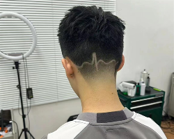 男生发型铲青雕刻 每一款让人眼前一亮