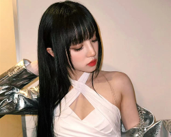 宋雨琦性感辣妹发型 甜酷时髦高级减龄