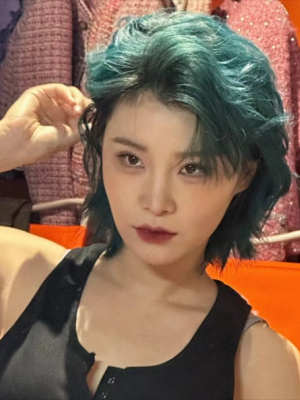 夏季人气染发发色 神秘感北极星绿