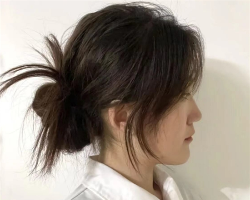 甜酷毽子头盘发 超A时髦不挑人