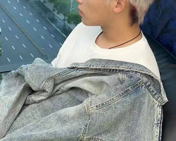 男生个性染发设计 中国风水墨染发型
