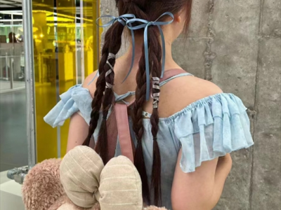 少女感丝带编发 简单率性时尚减龄