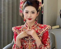 你的脸型适合什么发型 不同脸型适合的中式秀禾