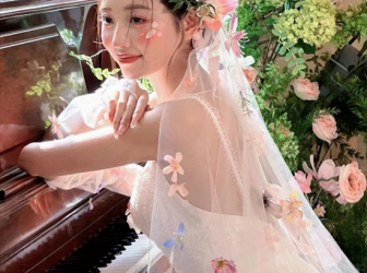森系鲜花新娘发型 甜美仙气浪漫迷人